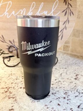 Milwaukee Packout 30 oz Black Double Wall Tumbler
